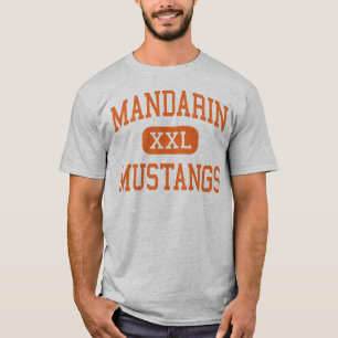 Mandarine - Mustangs - hoch - Jacksonville Florida T-Shirt