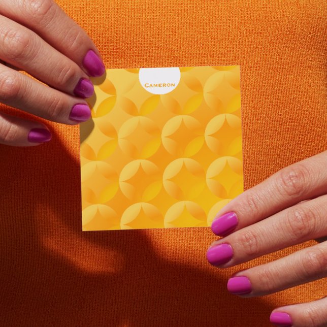 Mandarine Orange Graphic Design Personalisiert Post-it Klebezettel (Von Creator hochgeladen)