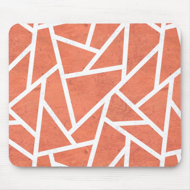 Mandarine-Orangenmosaik Mousepad (Vorne)