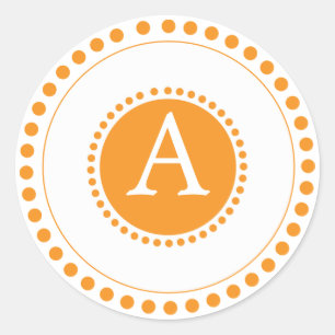 MANDARINE - PERSONALISIERTE UMSCHLAG AUFKLEBER