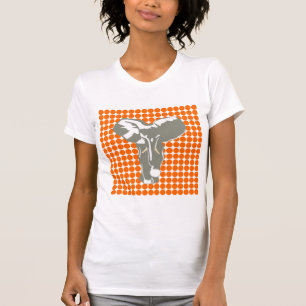 Mandarine Safari Dot mit Pop Art Elephant T-Shirt