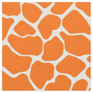 Mandarine-Safari-Giraffe Stoff