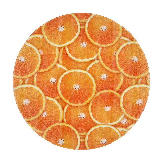 Mandarine Schneidebrett (Vorderseite)