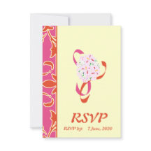 Mandarine Tango, Rosa, UAWG Wedding Card