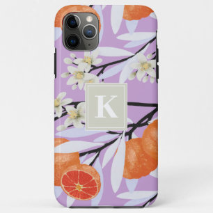 Mandarine Zitrusfrüchte blühende Zweige Blumenoran Case-Mate iPhone Hülle