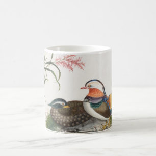 Mandarinen-Enten-chinesische Malerei Kaffeetasse