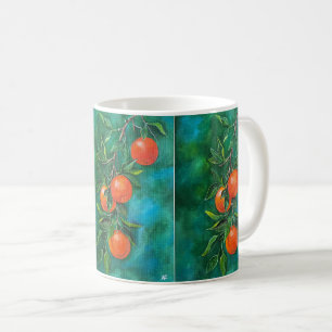 Mandarinen in einer Winternacht von Alfred Fox Kaffeetasse