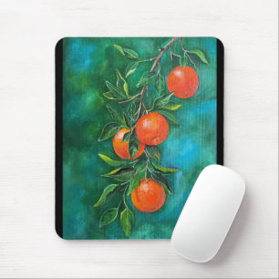 Mandarinen in einer Winternacht von Alfred Fox Mousepad