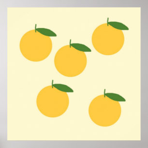 Mandarinen Malkunst Poster