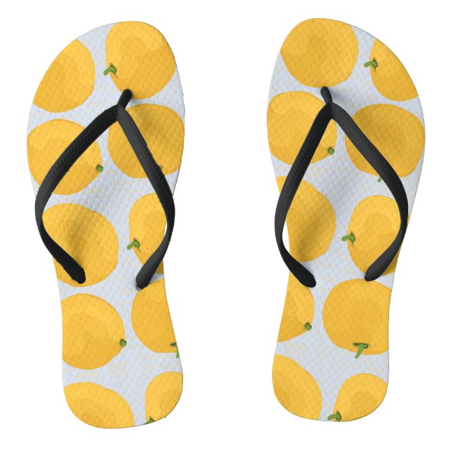Mandarinen-Orange Flip Flops (Fußbett)