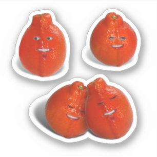 Mandarinenliebe Aufkleber
