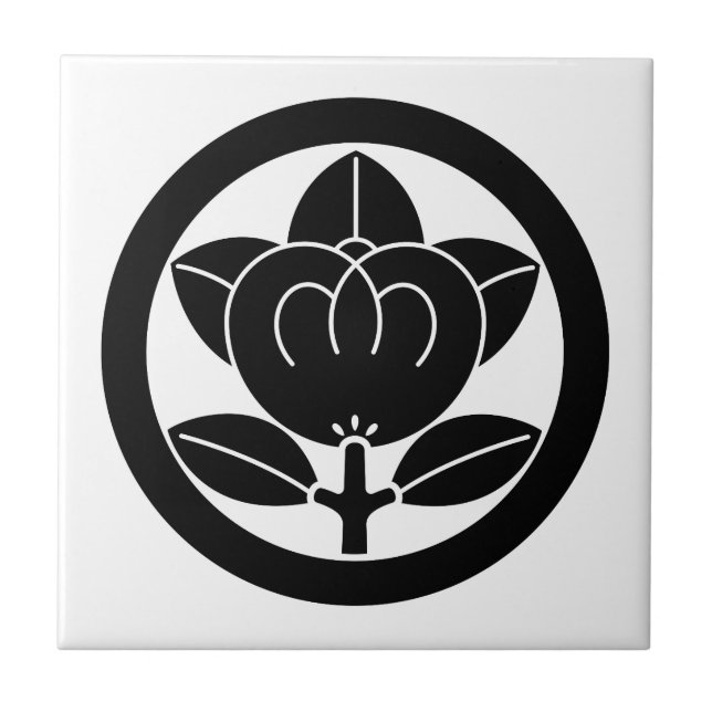 Mandarinenorange Fliese (Vorderseite)