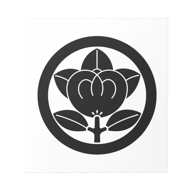 Mandarinenorange Notizblock (Vorderseite)