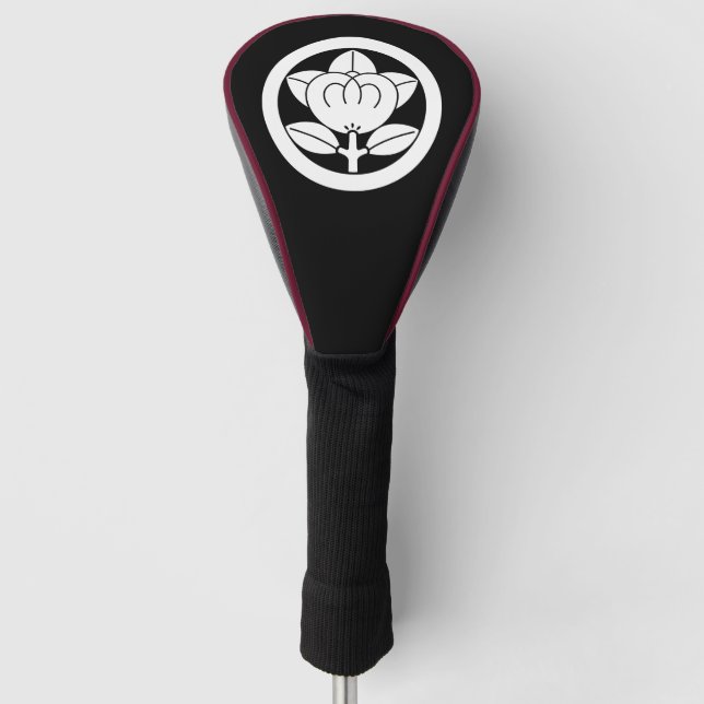Mandarinorange in einer Kreiselgolfkopfabdeckung Golf Headcover (Vorderseite)