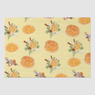 Mandarins Pattern Seidenpapier