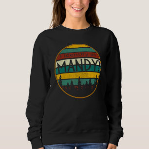 Mandat für Frauen, die ich als Mandy Cougar Crush  Sweatshirt