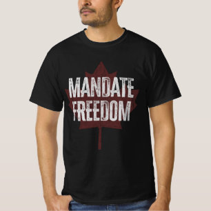Mandatsfreiheit   Canada Freedom Convoy 2022 T-Shirt