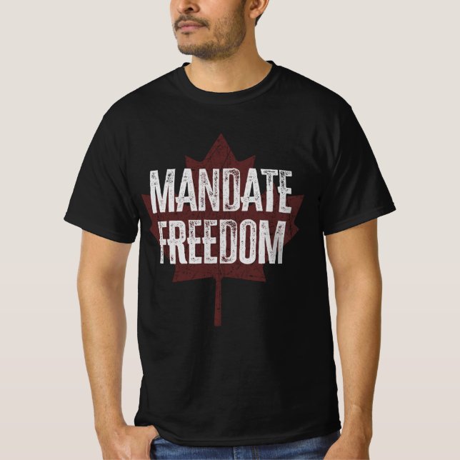 Mandatsfreiheit | Canada Freedom Convoy 2022 T-Shirt (Vorderseite)