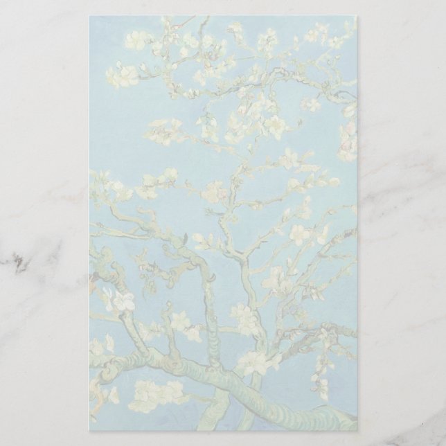 Mandel-Blüte | 1890 Van Gogh | Briefpapier (Vorderseite)