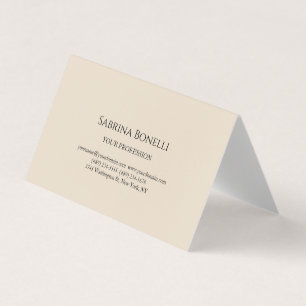 Mandel Farb Modern Einzigartig Elegant Einfach Ein Visitenkarten