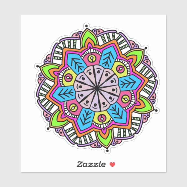 Mandela Designs Aufkleber (Blatt)