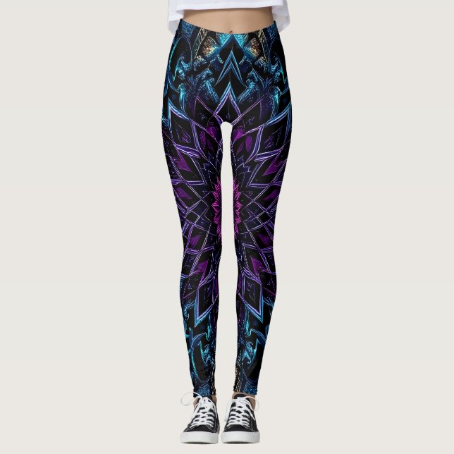 Mandela Star Leggings (Vorderseite)