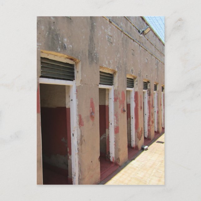 Mandela-Zellen-Gefängnis Postkarte (Vorderseite)