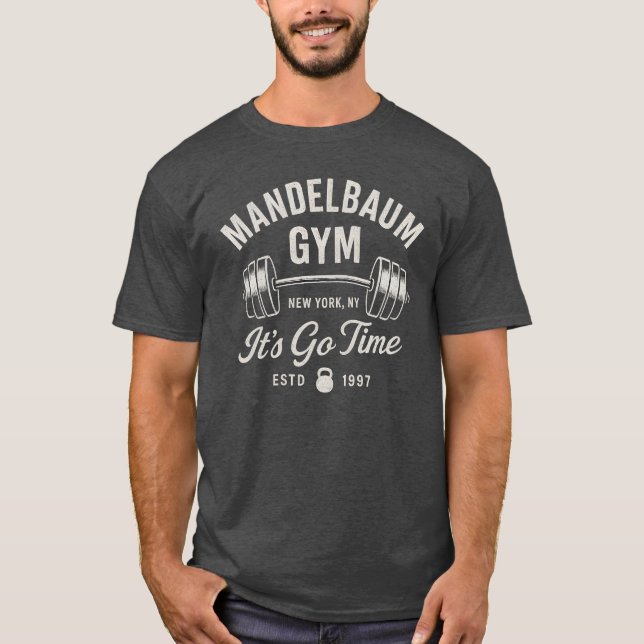 MANDELBAUM GYM - Es ist Zeit - ESTD 1997 T-Shirt (Vorderseite)