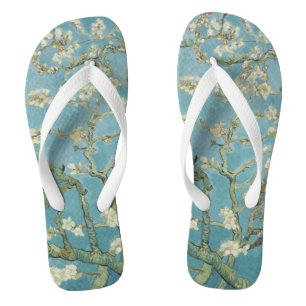 Mandelbaum in Blüte von Vincent Van Gogh Flip Flops