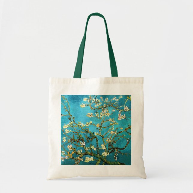 Mandelbaum-schöne Kunst Van Gogh blühende Tragetasche (Vorne)