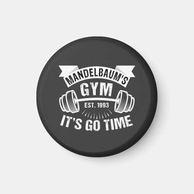 Mandelbaums Fitnessstudio Es ist soweit Magnet (Vorne)