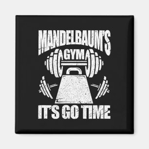 Mandelbaums Gym Funny Bodybuilding Gym Workout Gi Magnet