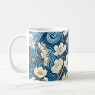 Mandelblüten im Stil von Van Gogh Kaffeetasse