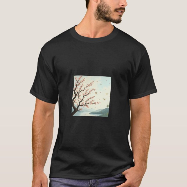 Mandelblüten-Träume T-Shirt (Vorderseite)