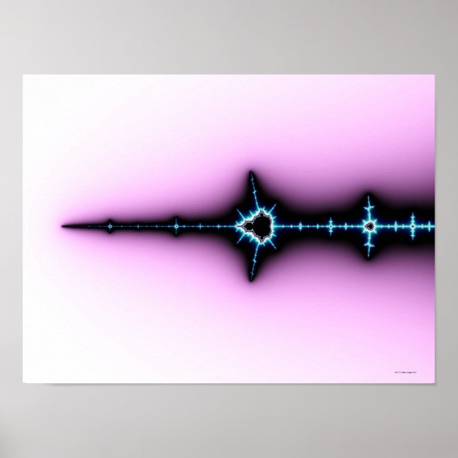 Mandelbrot 6 poster (Vorne)