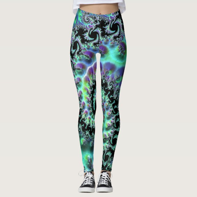 Mandelbrot Discovery Leggings (Vorderseite)