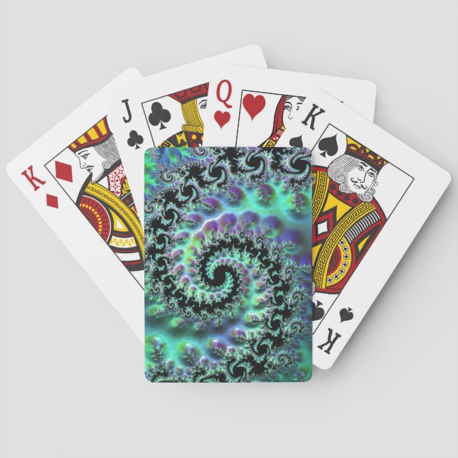 Mandelbrot Discovery Spielkarten (Rückseite)