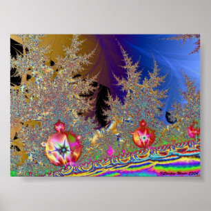 Mandelbrot Forest Poster