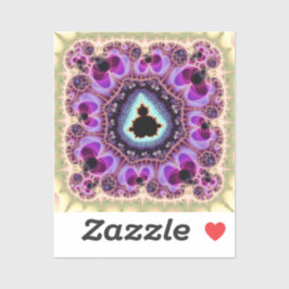 Mandelbrot Fraktal Art Design Aufkleber