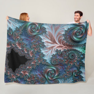 Mandelbrot-Fraktal Fleecedecke
