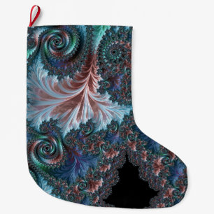 Mandelbrot Fraktal Großer Weihnachtsstrumpf