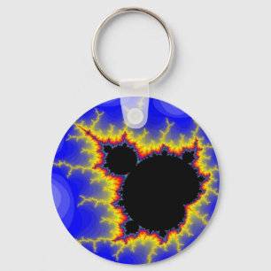Mandelbrot Fraktal Schlüsselanhänger