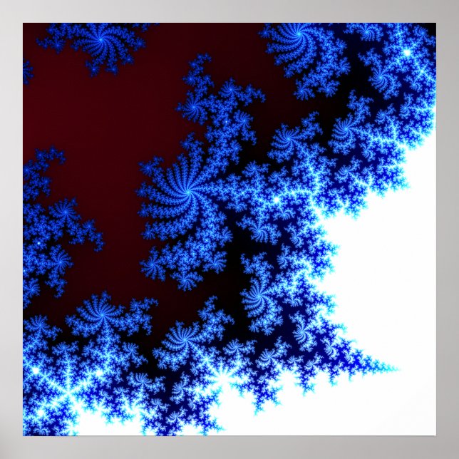 Mandelbrot Fraktal Zoom 2 Poster (Vorne)