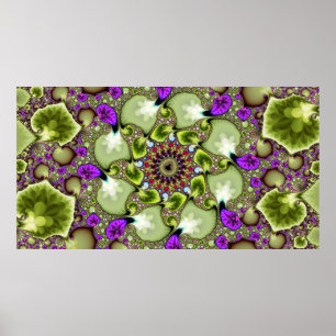 Mandelbrot Fraktal Zoom Poster