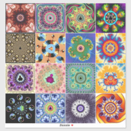 Mandelbrot Fraktale Aufkleber