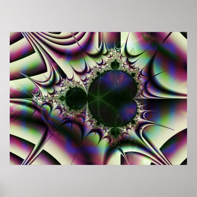 Mandelbrot Gel3 Poster (Vorne)