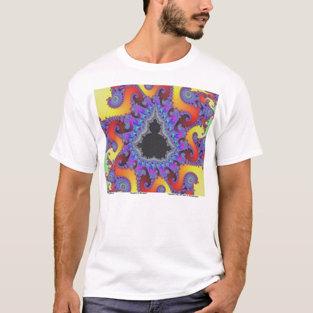 Mandelbrot Mandala T-Shirt (Vorderseite)