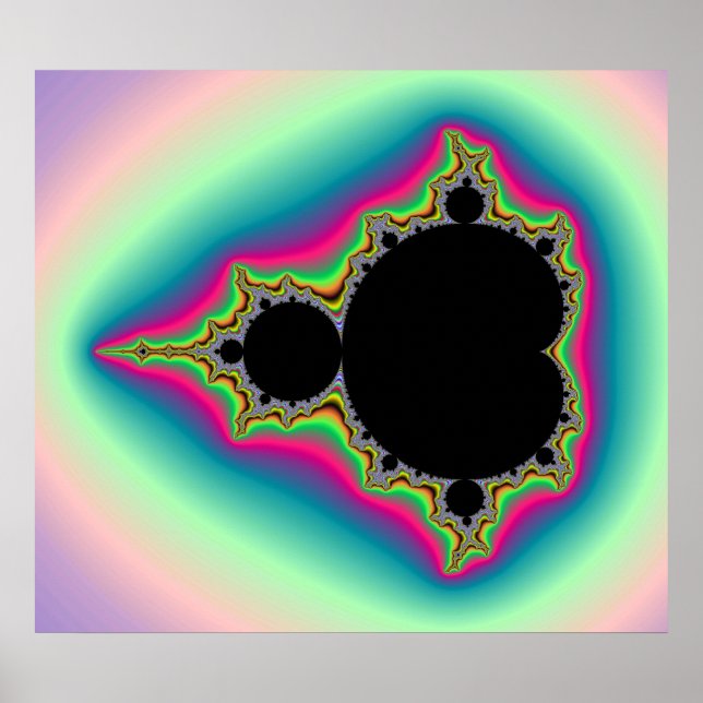 Mandelbrot Poster (Vorne)