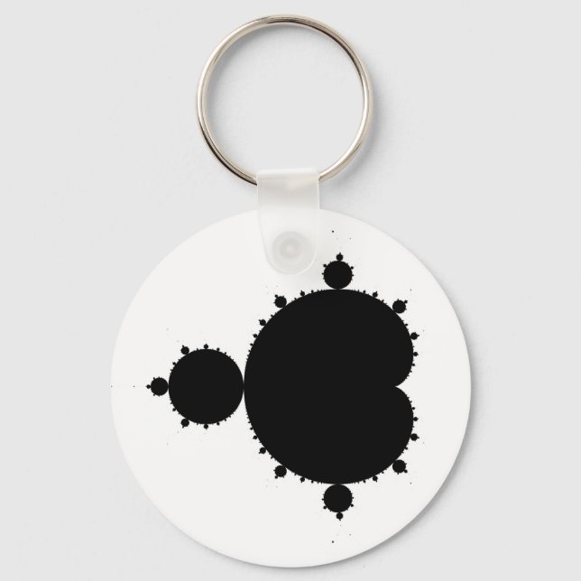 Mandelbrot Set 01 - Fraktal Schlüsselanhänger (Vorderseite)