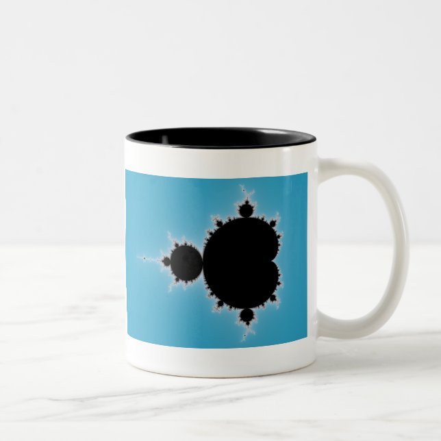 Mandelbrot Set 05 - Fraktal Zweifarbige Tasse (Rechts)